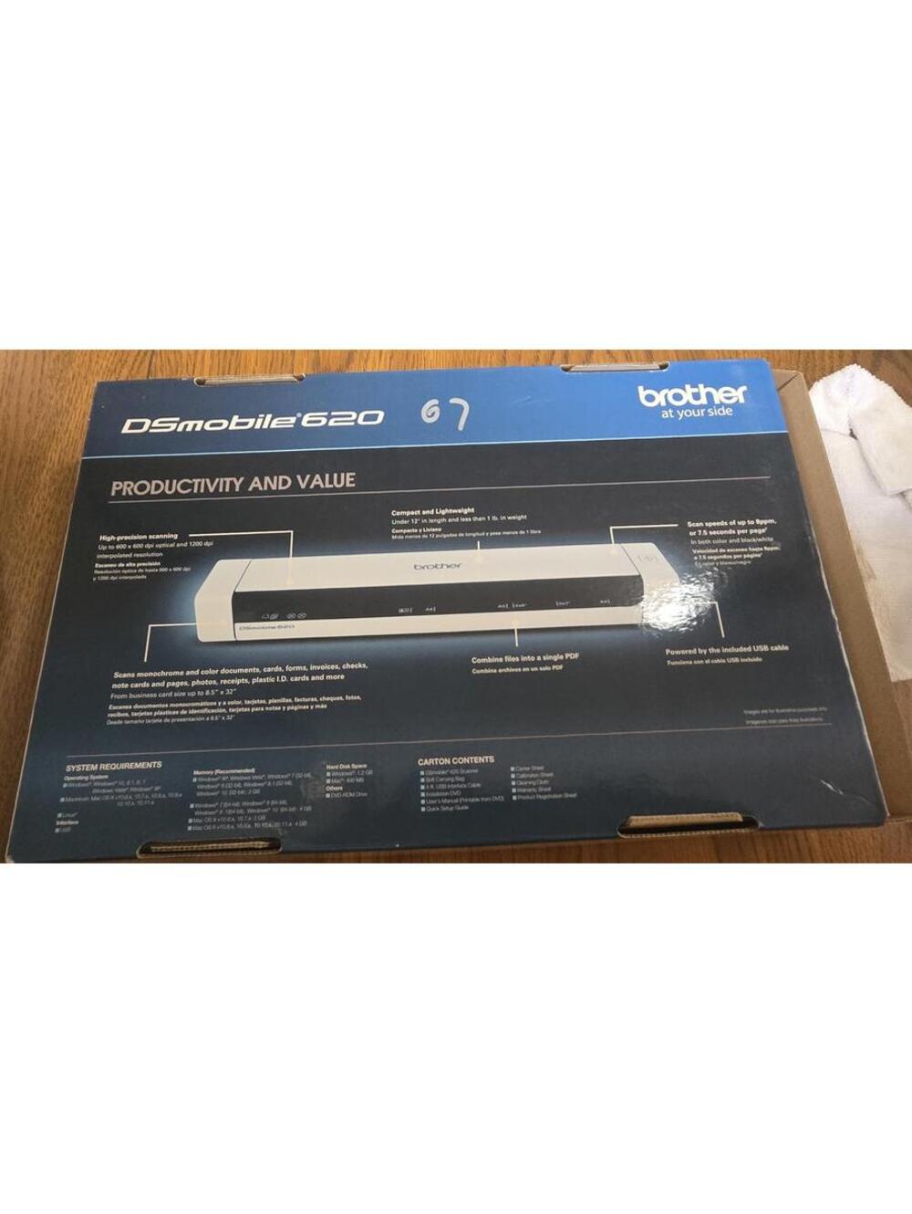 Brother DS-620 Compact Mobile Document Scanner - Picture 5 of 7